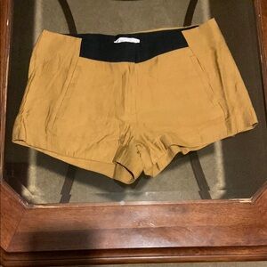 BCBGeneration Tan and Black High Waist Shorts